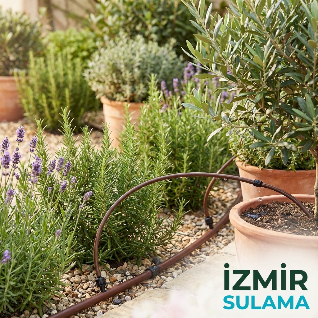 İzmir Damla Sulama Sistemi - Bitki köklerine doğrudan su iletimi